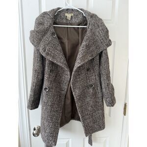 Vertigo Paris Women's Coat - Size XS - Brown - Parisian Chic